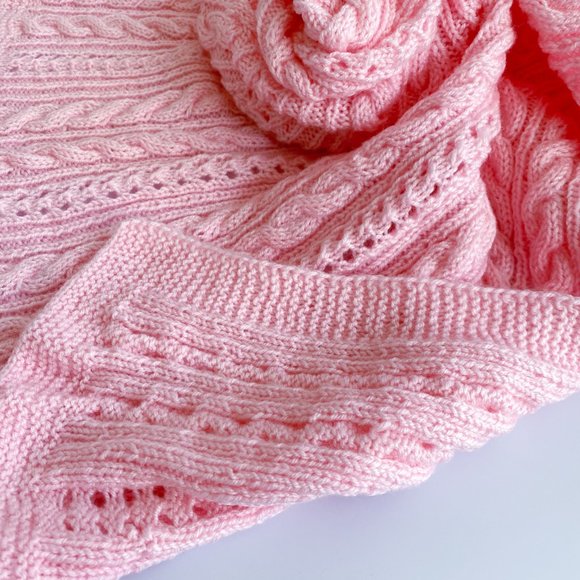 NEW! Handmade Pink Children's Small Blanke… - Picture 7 of 7